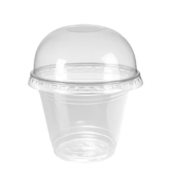 GOBLET 8oz 250ML PET TRANSPARENT ( Carton de 1000pcs)